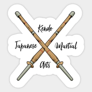 Japanese martial arts - Kendo Sticker